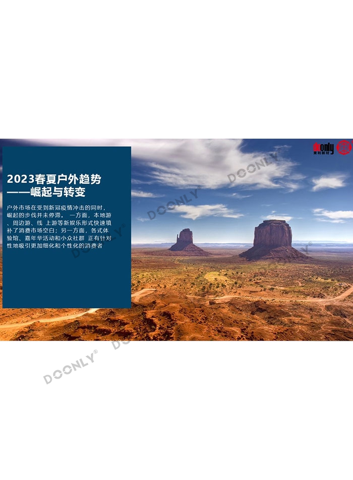 2023春夏戶外趨勢(shì) ——崛起與轉(zhuǎn)變